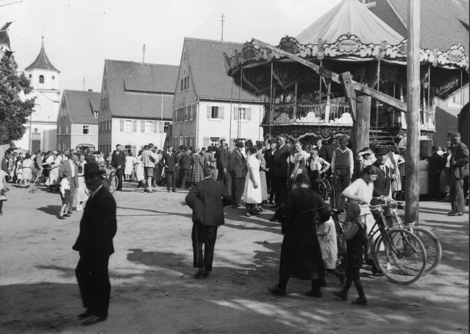 Historische Kirchweih am Dorfplatz in Eckersmühlen