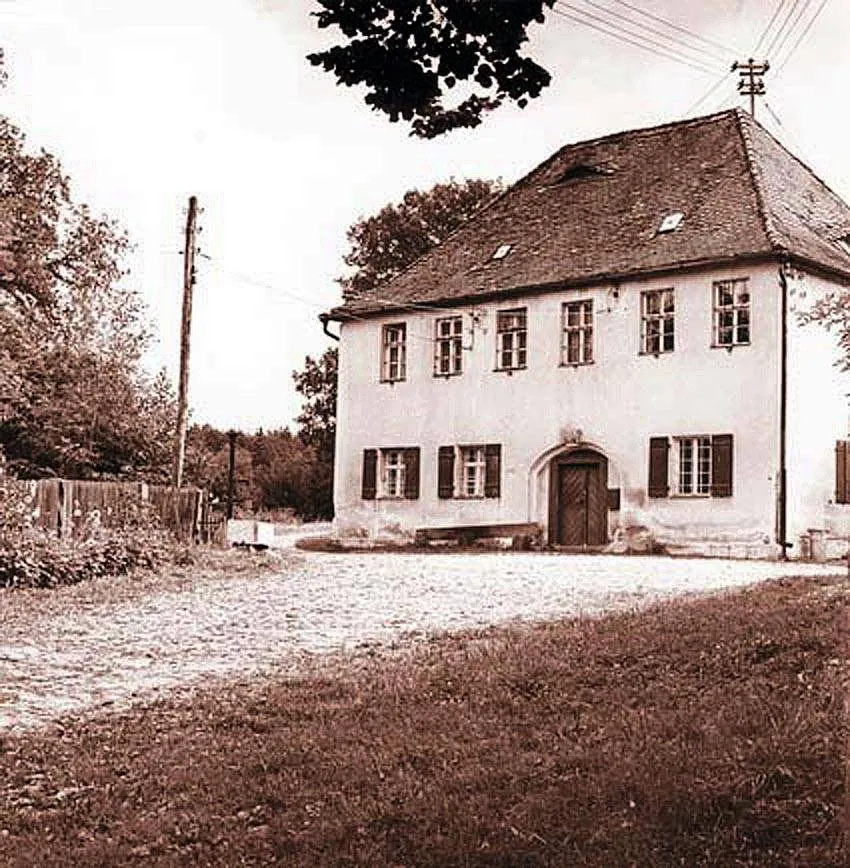 Wohnhaus am Historischen Eisenhammer im Jahr 1974